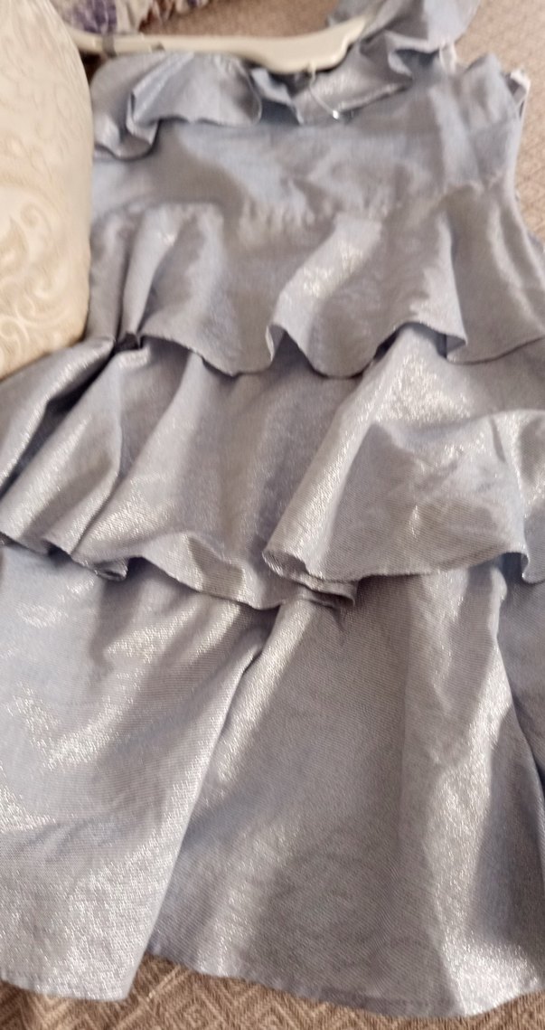 Gri Abiye Elbise - Görsel 5