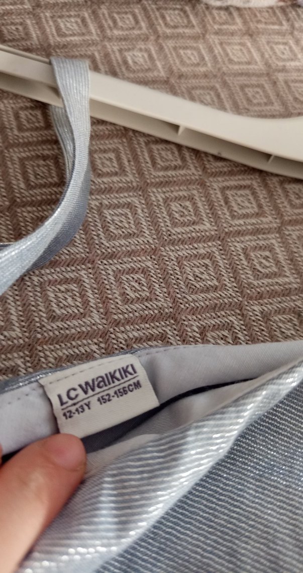 Gri Abiye Elbise - Görsel 2