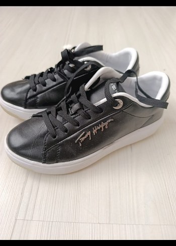Tommy Hilfiger Siyah Kadın Spor Ayakkabı - Görsel 4