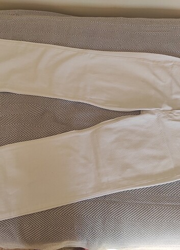 Trendyol & Milla Beyaz yüksek bel wide leg kot pantolon 