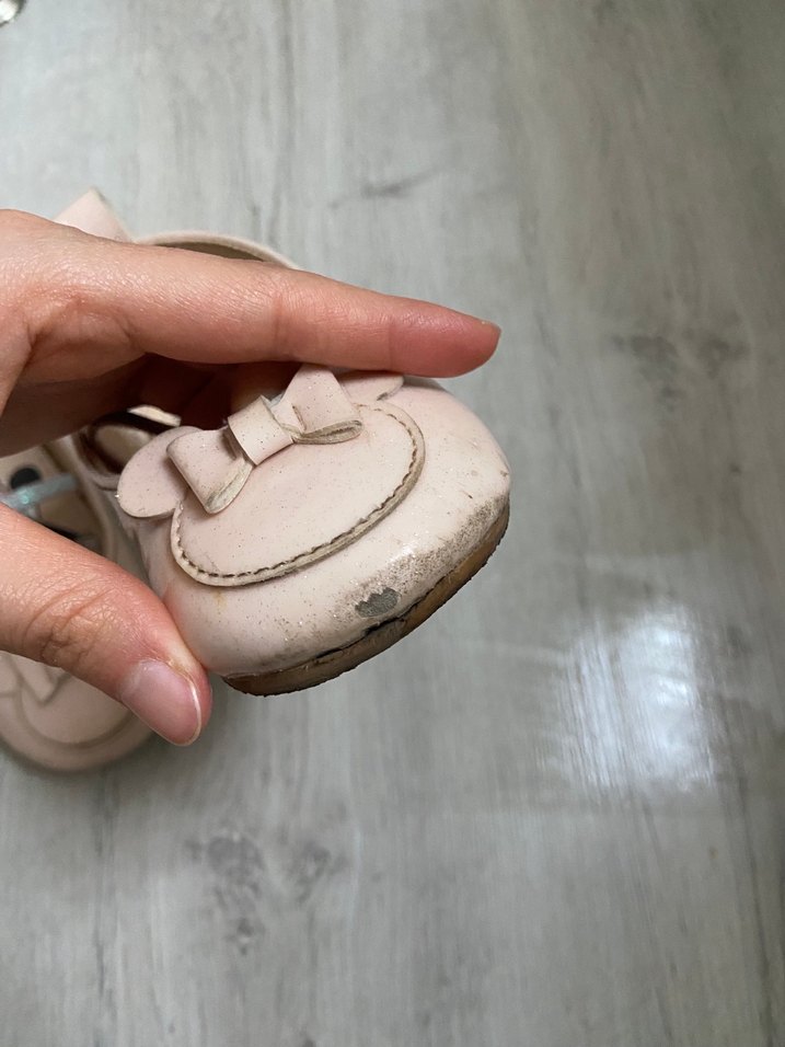 Kız Çocuk Bej Minnie Mouse Babet Ayakkabı - Görsel 5