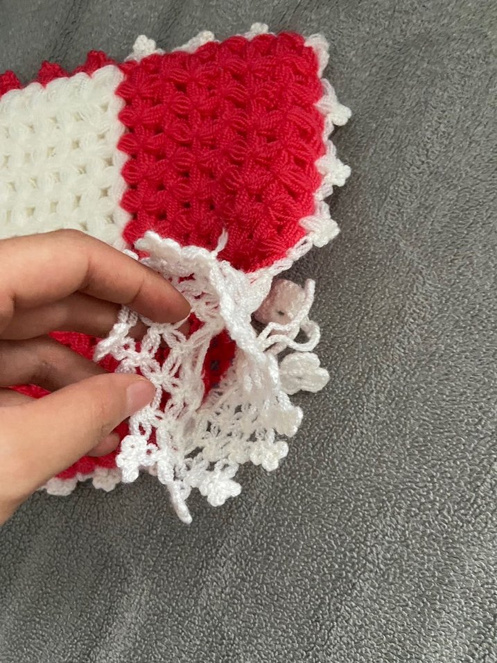 Renkli Örgü Banyo lifi - Görsel 2