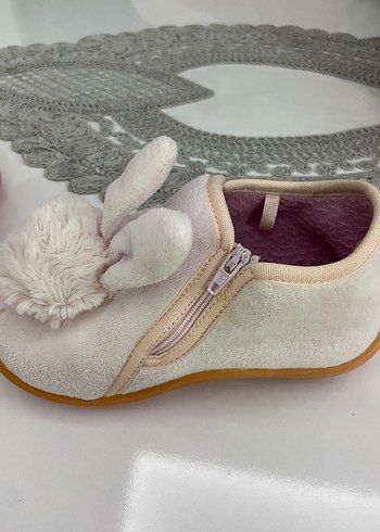 Kızlar için Pembe Kürklü Sıcak Ev Terliği - Görsel 7