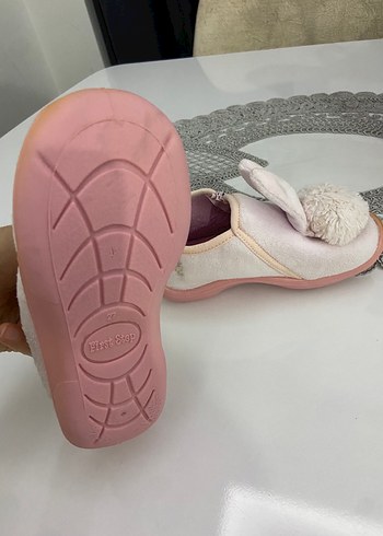 Kızlar için Pembe Kürklü Sıcak Ev Terliği - Görsel 5