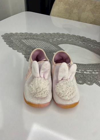 Kızlar için Pembe Kürklü Sıcak Ev Terliği - Görsel 2