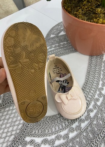 Fiyonklu Pembe Kız Çocuk Babet Ayakkabı - Görsel 3