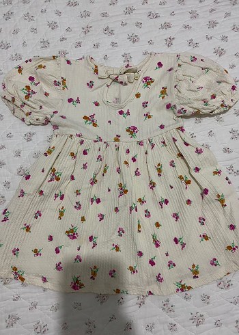 Beyaz Çiçekli Bohem Kız Elbisesi - Görsel 4