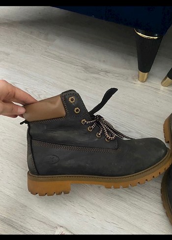 Kahverengi Gri Street Wear bot - Görsel 2