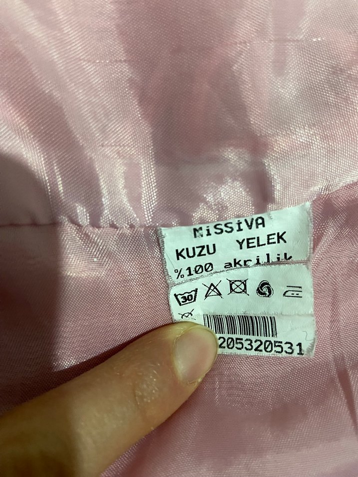 Kız Çocuk Pembe Peluş Yelek - Görsel 4