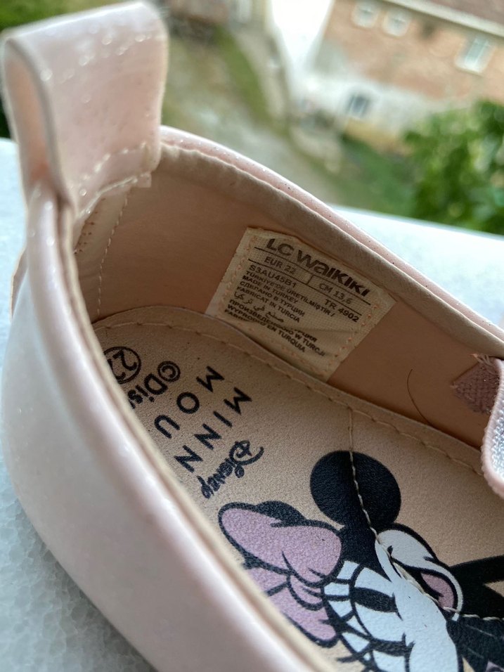 Fiyonklu Pembe Kız Babet Ayakkabı - Görsel 4