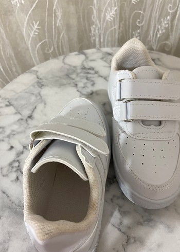 Beyaz Erkek kız Çocuk Spor Ayakkabı - Görsel 3