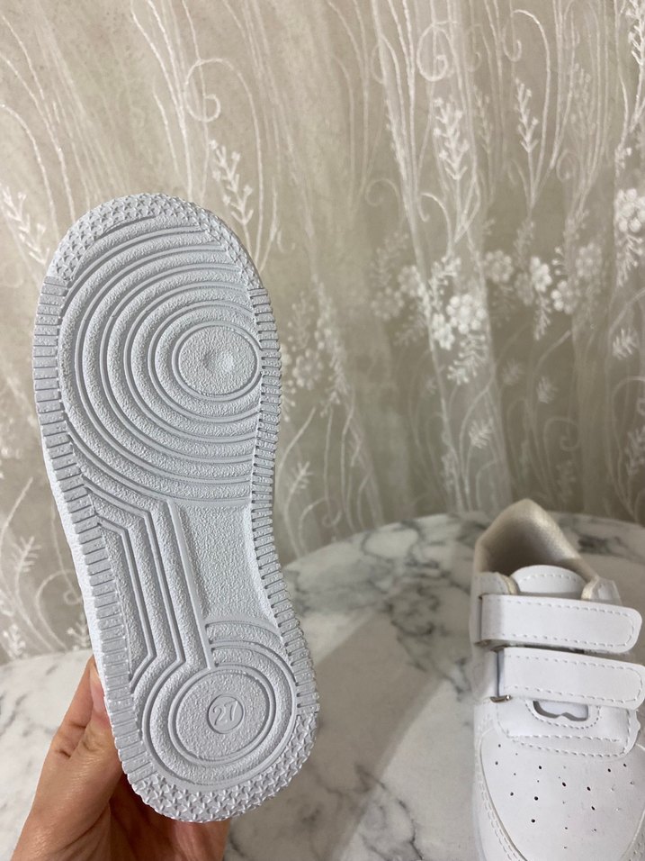 Beyaz Erkek kız Çocuk Spor Ayakkabı - Görsel 5