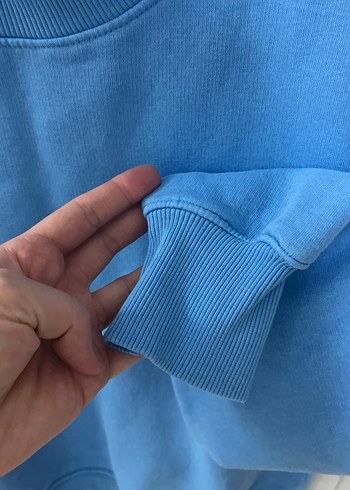 Mavi Kadın Oversize Sweatshirt - Görsel 3