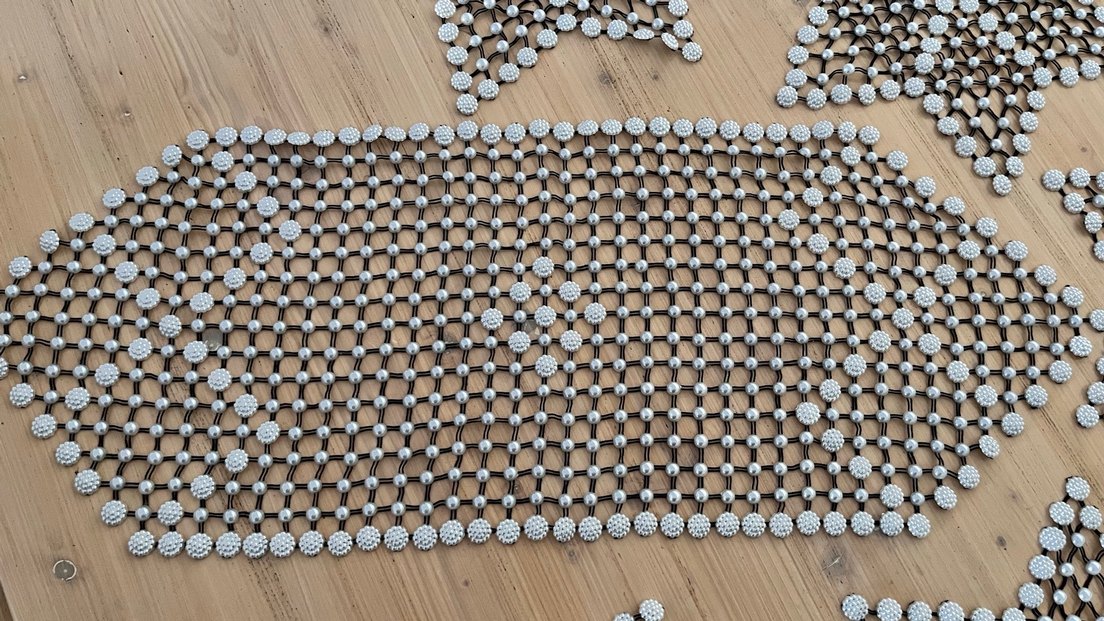 Ahşap Boncuklu Yıldız ve Uzun Runner Seti - Görsel 2