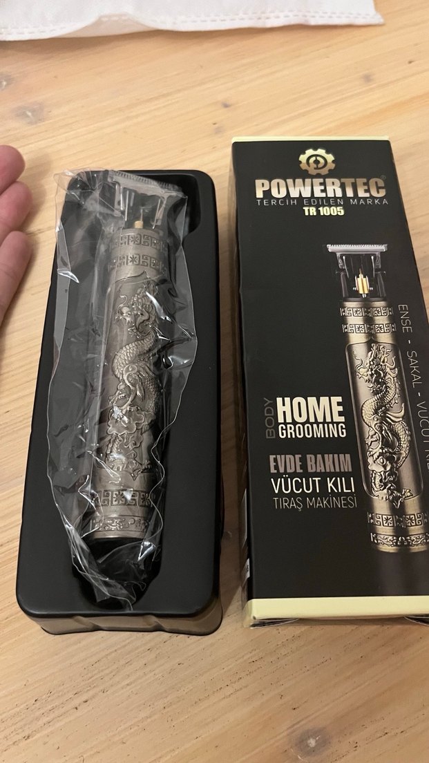 Powertec TR1005 Altın Renkli Vücut Tıraş Makinesi - Görsel 3