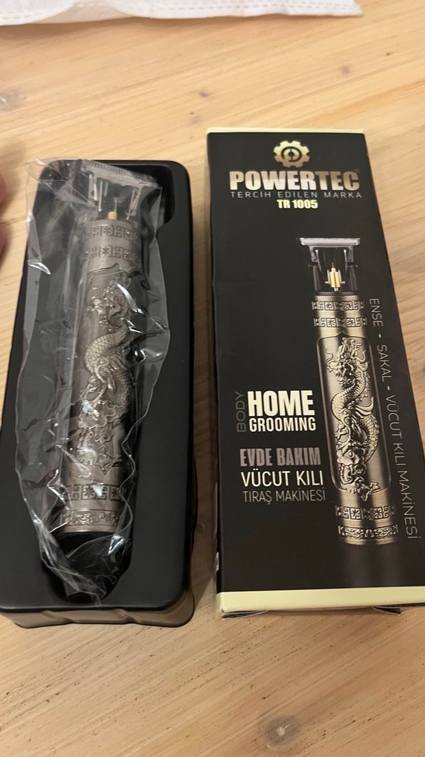 Powertec TR1005 Altın Renkli Vücut Tıraş Makinesi - Görsel 4