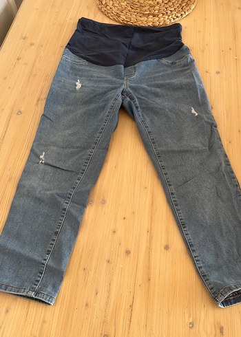 Gevşek Kesim Hamile Kot Pantolon