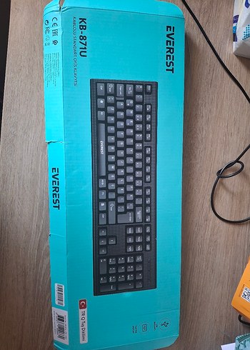 Everest KB-871U Siyah Kablolu Klavye