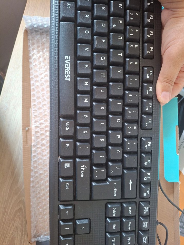 Everest KB-871U Siyah Kablolu Klavye - Görsel 3