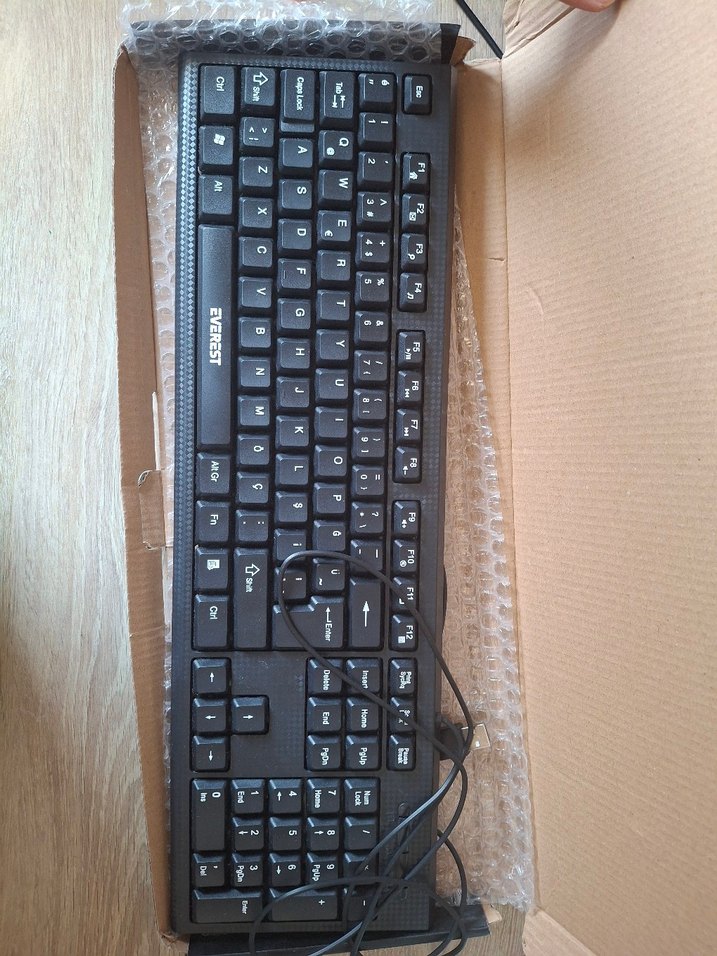 Everest KB-871U Siyah Kablolu Klavye - Görsel 2