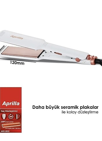 Aprilla saç düzleştirici 