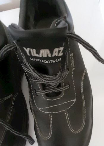 Siyah Isci Tarzı Erkek Ayakkabı Bağcikli - Görsel 5