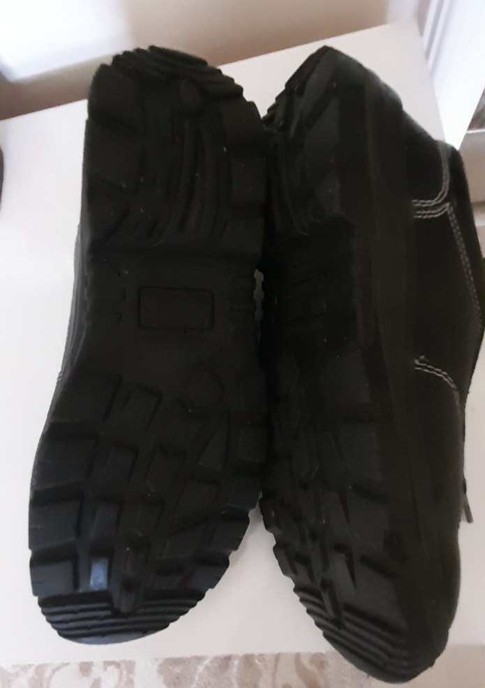 Siyah Isci Tarzı Erkek Ayakkabı Bağcikli - Görsel 3