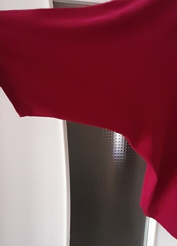 xs Beden bordo Renk BLUZ KIMONO KOL
