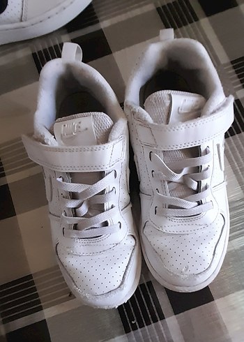 Beyaz Erkek Çocuk Spor Ayakkabı Velcro