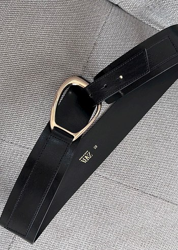 Zara Zara Siyah Deri Kemer