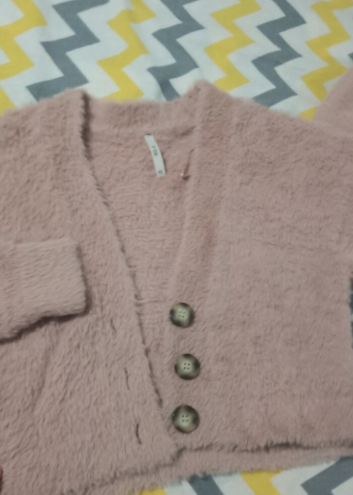 Peluş hırka takım - Görsel 2