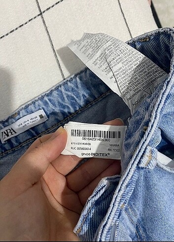 s Beden mavi Renk Zara düz paça Jean