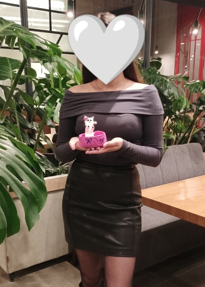 Trendyolmilla Madonna yaka bluz - Görsel 2