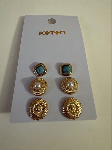Küpe 3lü set