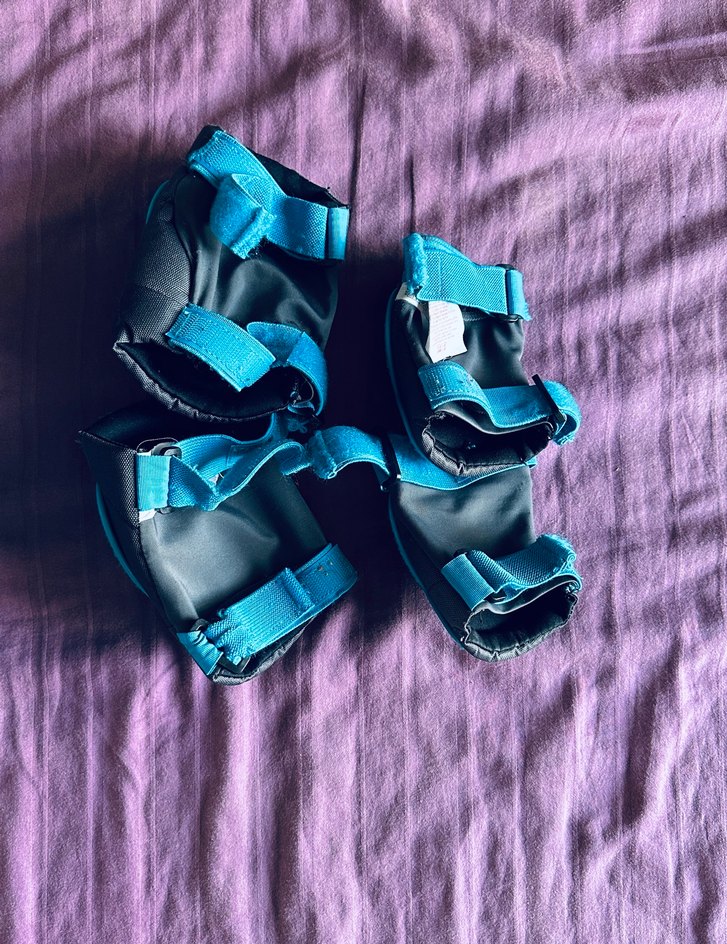 Mavi Çocuk Koruyucu Kask ve Dizlik Seti.. - Görsel 2