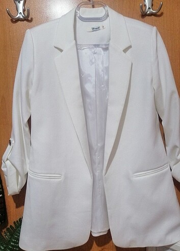 ZARA BLAZER BEYAZ CEKET