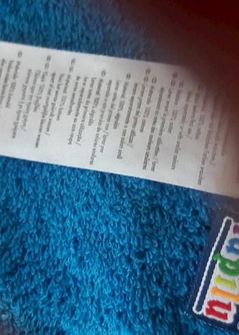 Mavi Baskılı Erkek Çocuk Bornoz ve Havlu Seti - Görsel 11