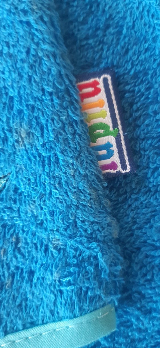 Mavi Baskılı Erkek Çocuk Bornoz ve Havlu Seti - Görsel 5