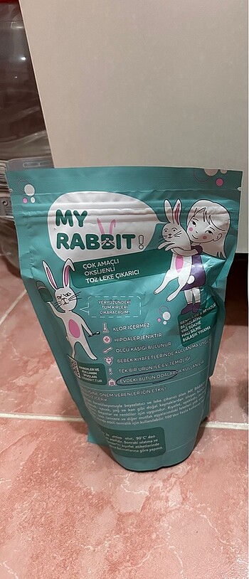 My rabbit oksijenli toz leke çıkarıcı