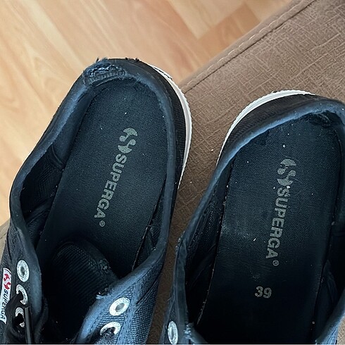 39,5 Beden siyah Renk Superga Siyah Ayakkabı