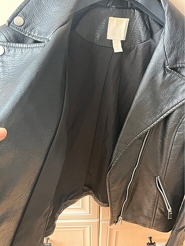 l Beden H&M deri ceket