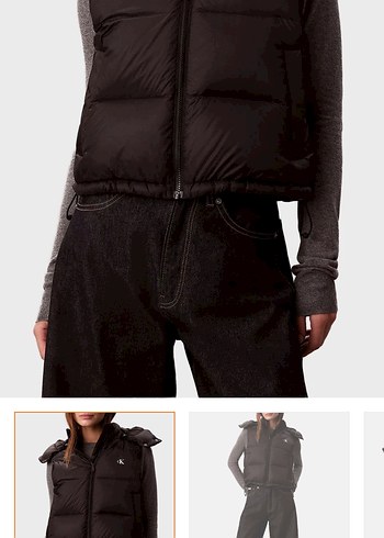 Calvin Klein Calvin Klein Siyah Kapitoneli Şişme Yelek