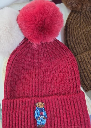  Beden beyaz Renk Polo Ralph Lauren Krem Kadın Yün Bere