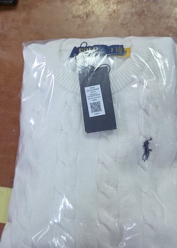 Beymen Polo Ralph Lauren Beyaz Örgü Triko Kazak