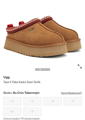 Ugg Tazz II Taba Kadın Süet Terlik