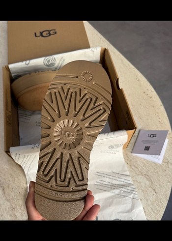 38 Beden Ugg Tazz II Taba Kadın Süet Terlik