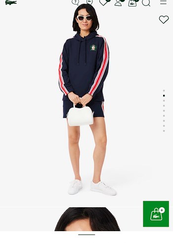m Beden mavi Renk Lacoste orijinal kadın Sweatshirt