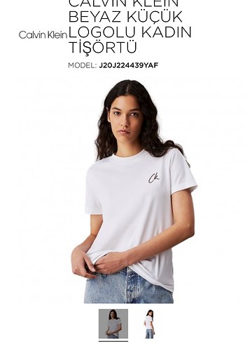 Calvin Klein Kadın T-Shirt - Görsel 2
