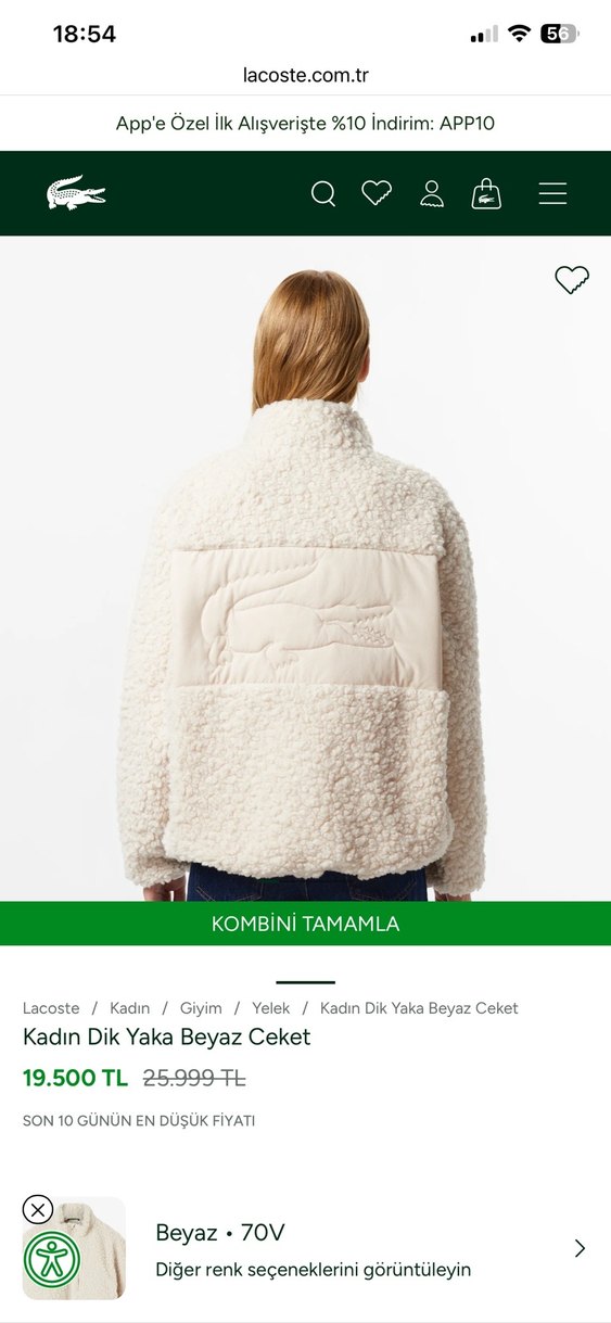 Lacoste Kadın Ceket Mont - Görsel 2