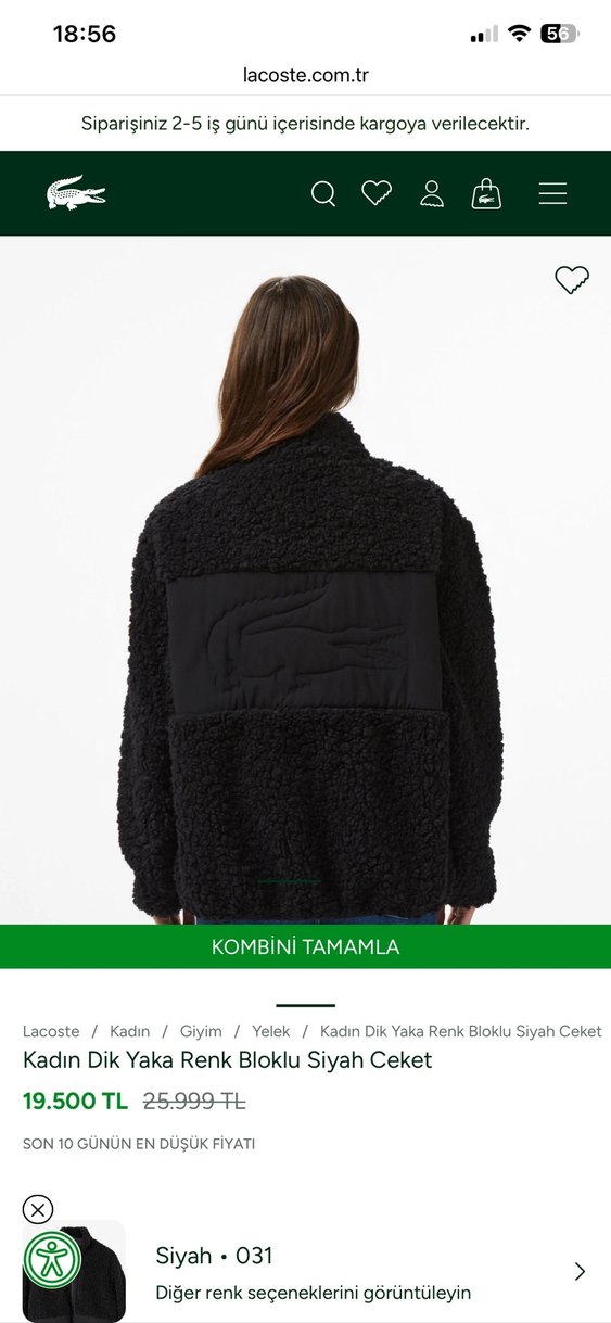 Lacoste Kadın Ceket Mont - Görsel 4